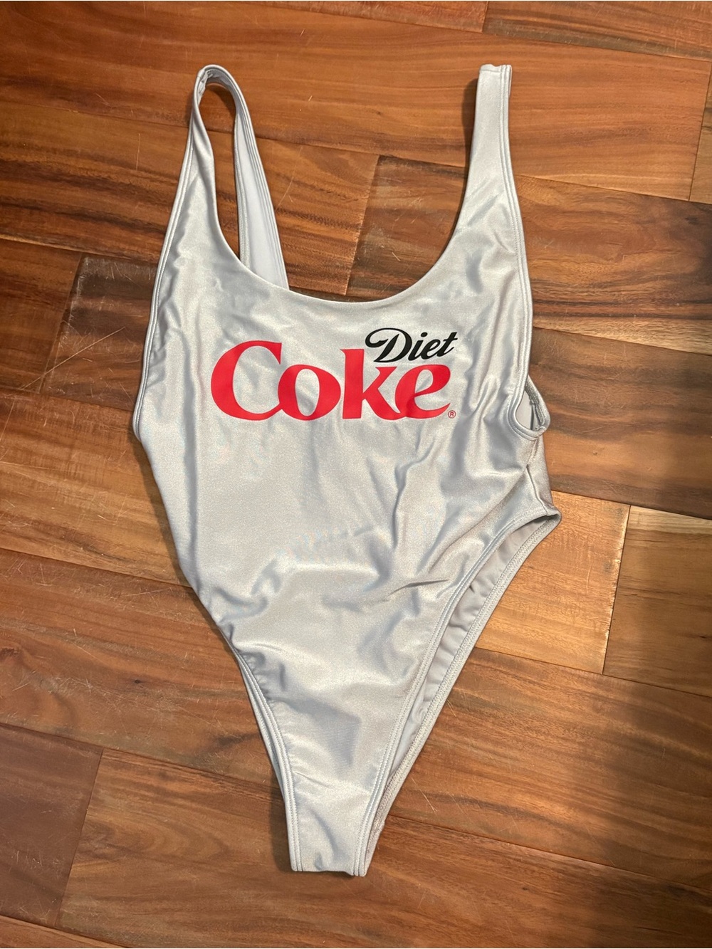 Diet Coke One Piece Swimsuit Women’s S Graphic Logo Coke Bathing Suit (1055)